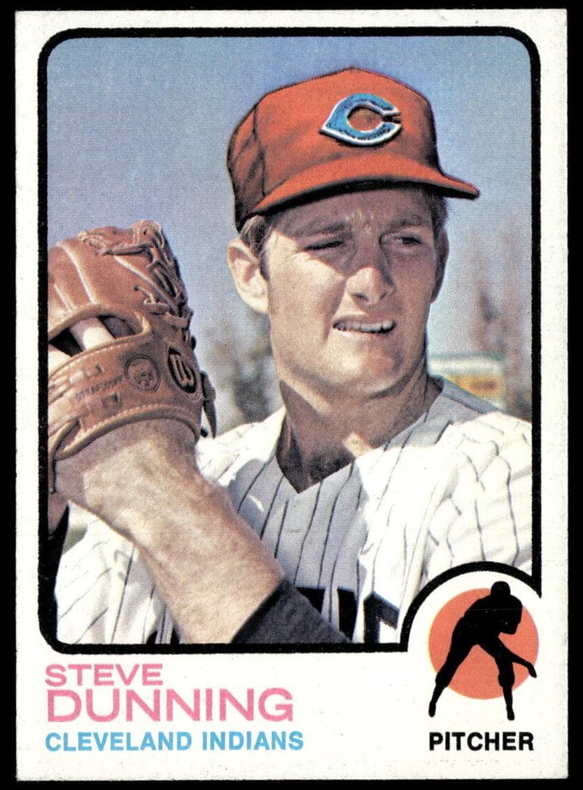 Steve Dunning 1973 topps Topps