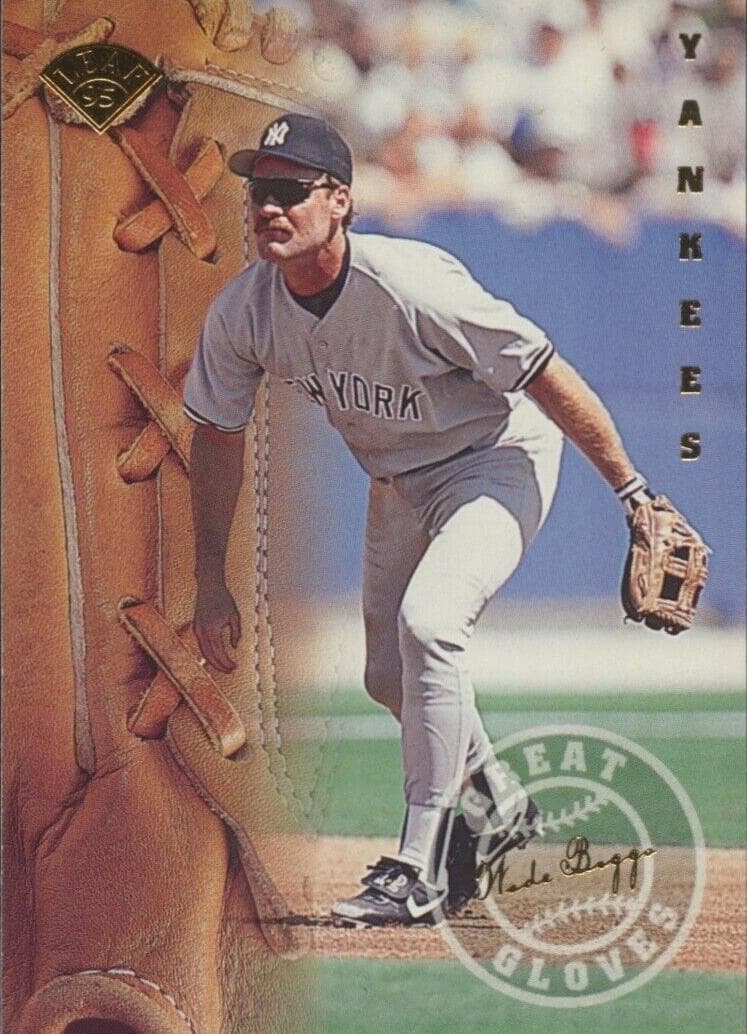 Wade Boggs 1995 leaf Leaf