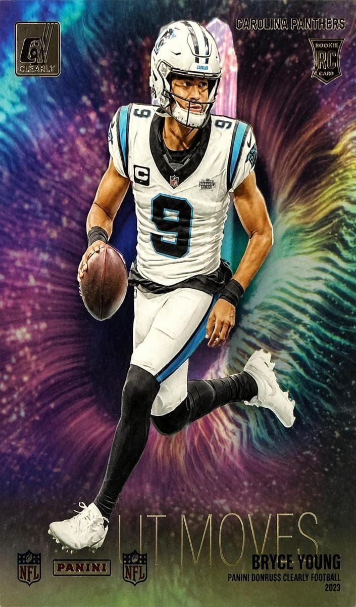 Jared Goff 2023 panini Clearly Donruss