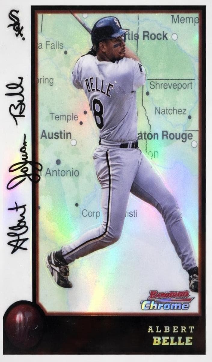Albert Belle 1998 bowman Bowman Chrome