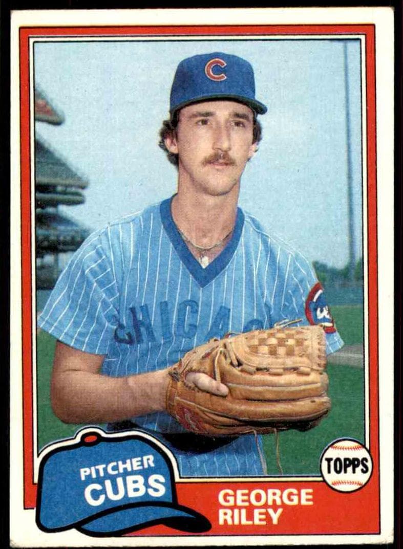 George Riley 1981 topps Topps