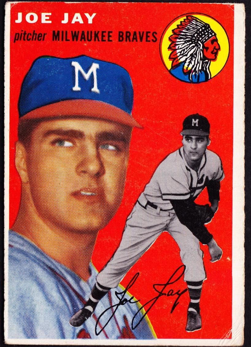 Joe Jay 1954 topps Topps