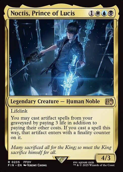 Noctis, Prince of Lucis 2025 Magic: The Gathering
