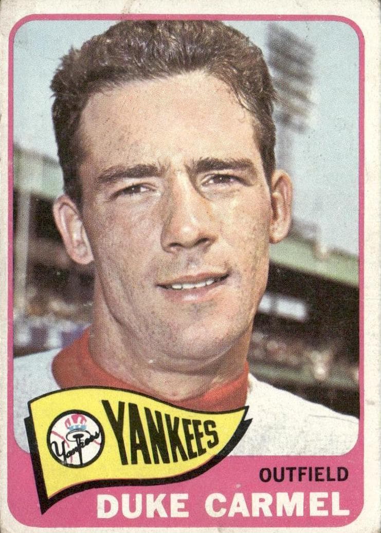 Duke Carmel 1965 topps Topps