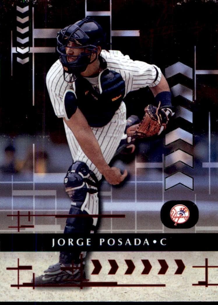 Jorge Posada 2001 panini Donruss
