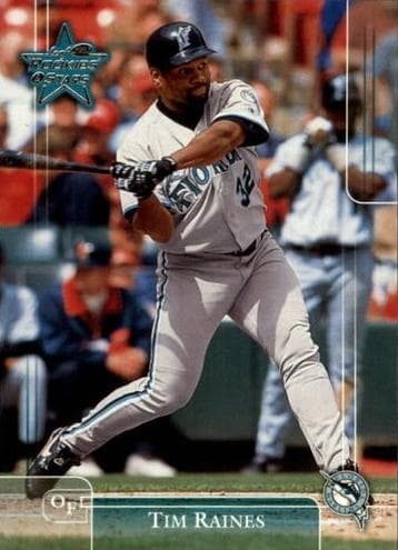 Tim Raines 2002 leaf Rookies And Stars