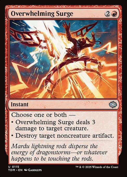 Overwhelming Surge 2025 Magic: The Gathering Tarkir: Dragonstorm