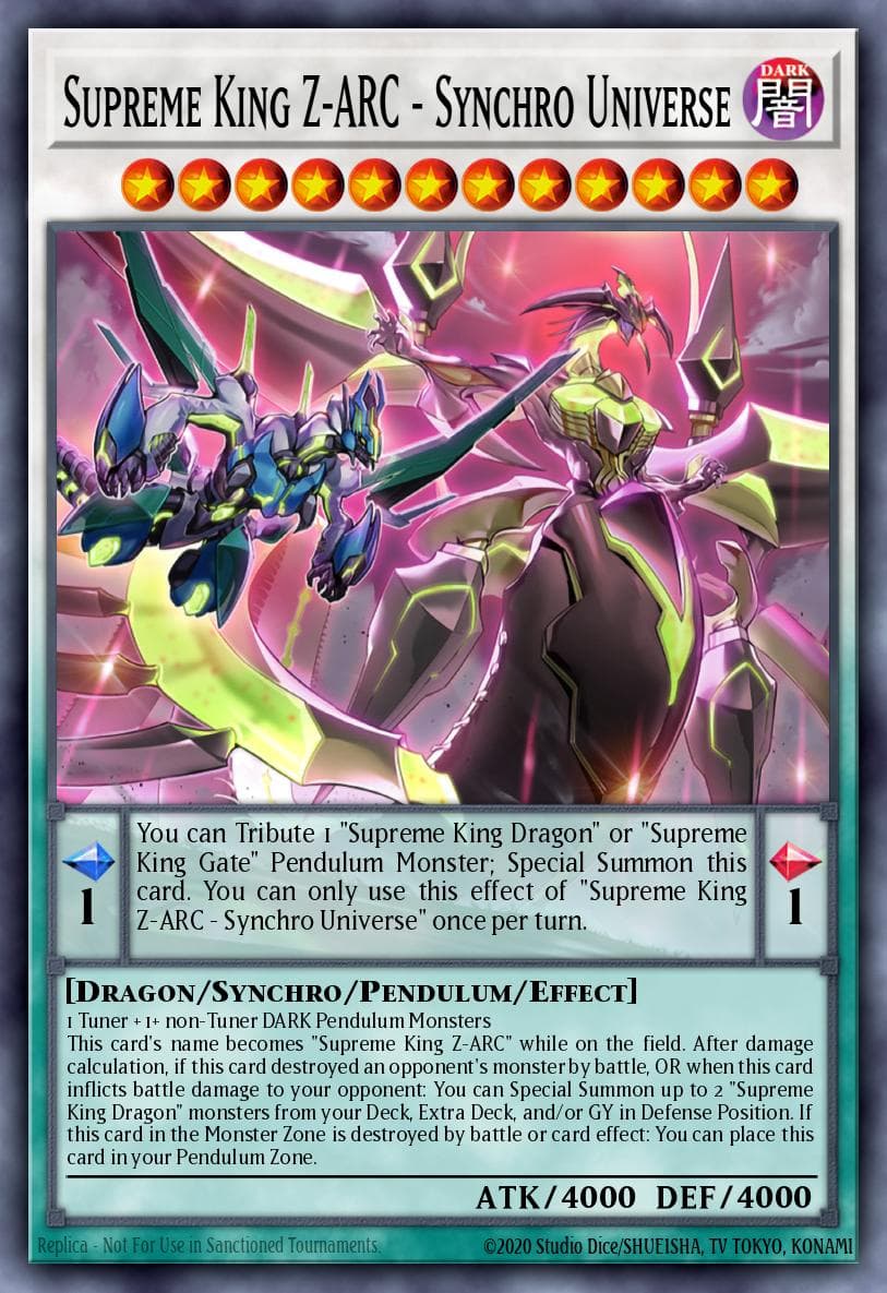 Supreme King Z-ARC - Synchro Universe #MP25-EN207