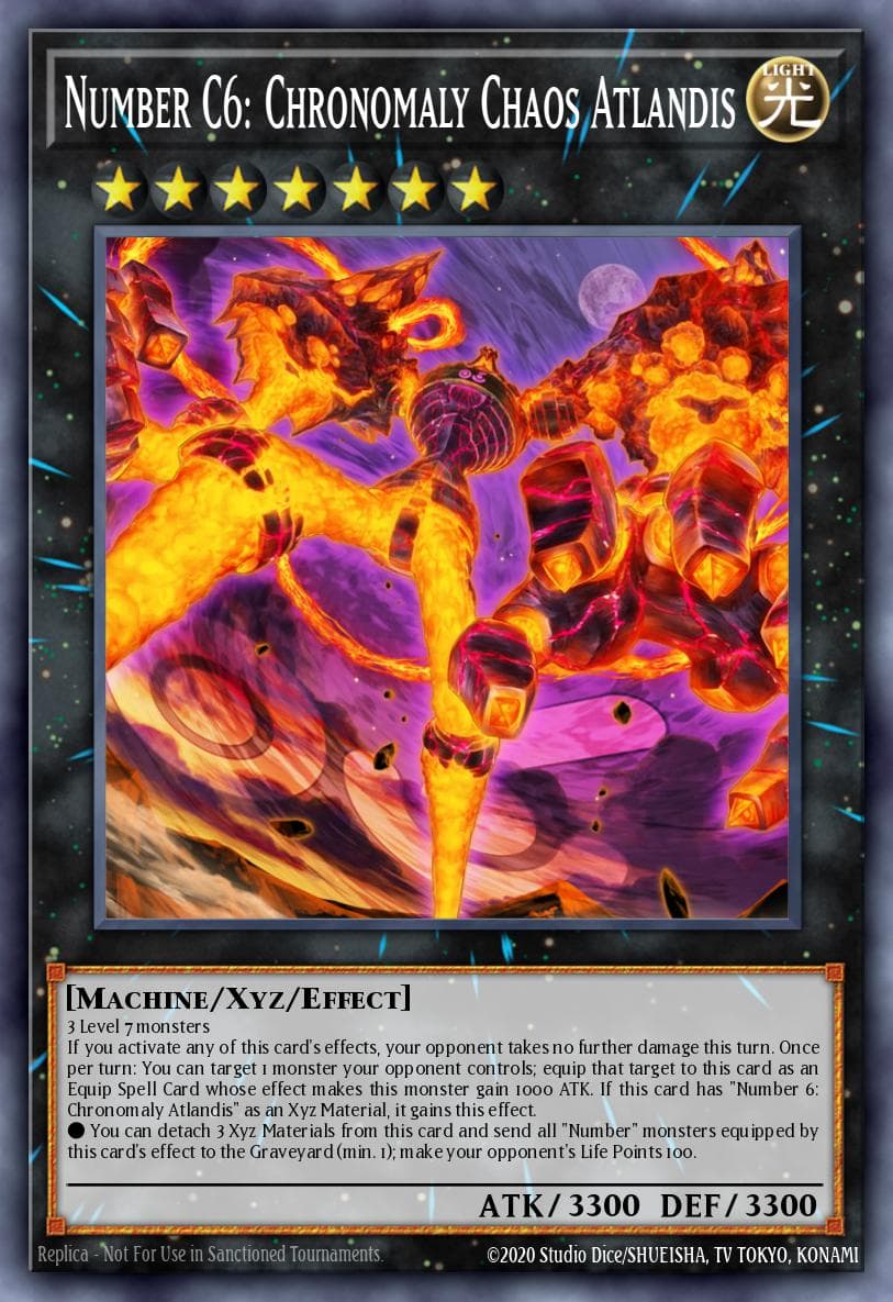 Number C6: Chronomaly Chaos Atlandis #PGLD-EN018
