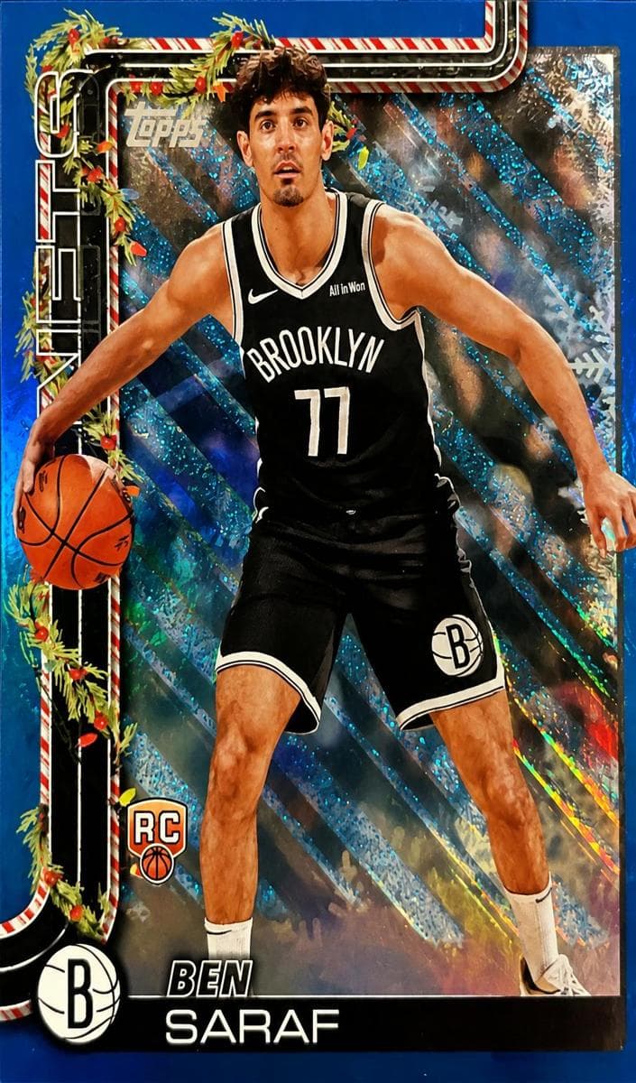 Ben Saraf 2025 topps Topps Holiday