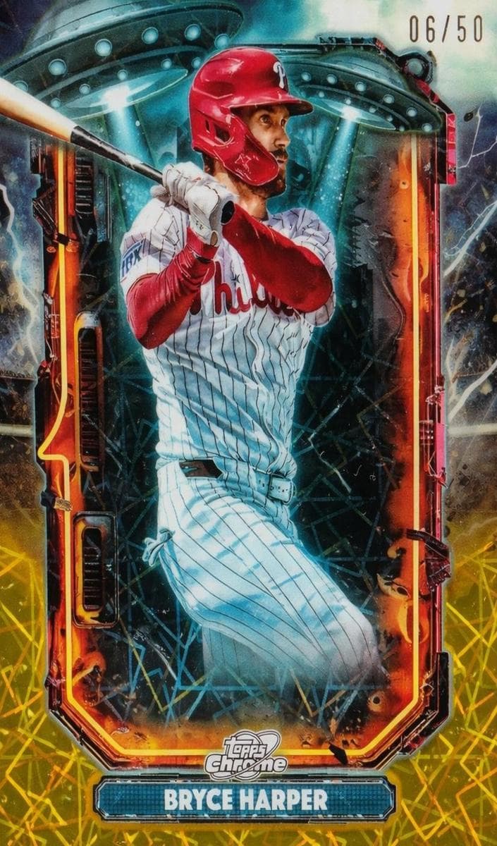 Bryce Harper 2025 topps Topps Cosmic Chrome