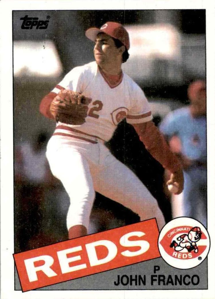 John Franco trading card