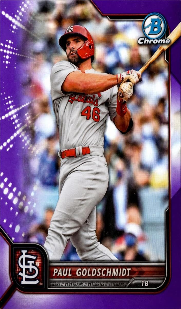 Paul Goldschmidt 2022 bowman Bowman Chrome