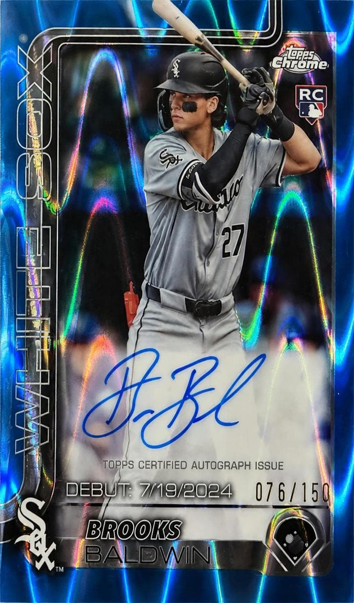 Brooks Baldwin 2025 topps Topps Chrome Update