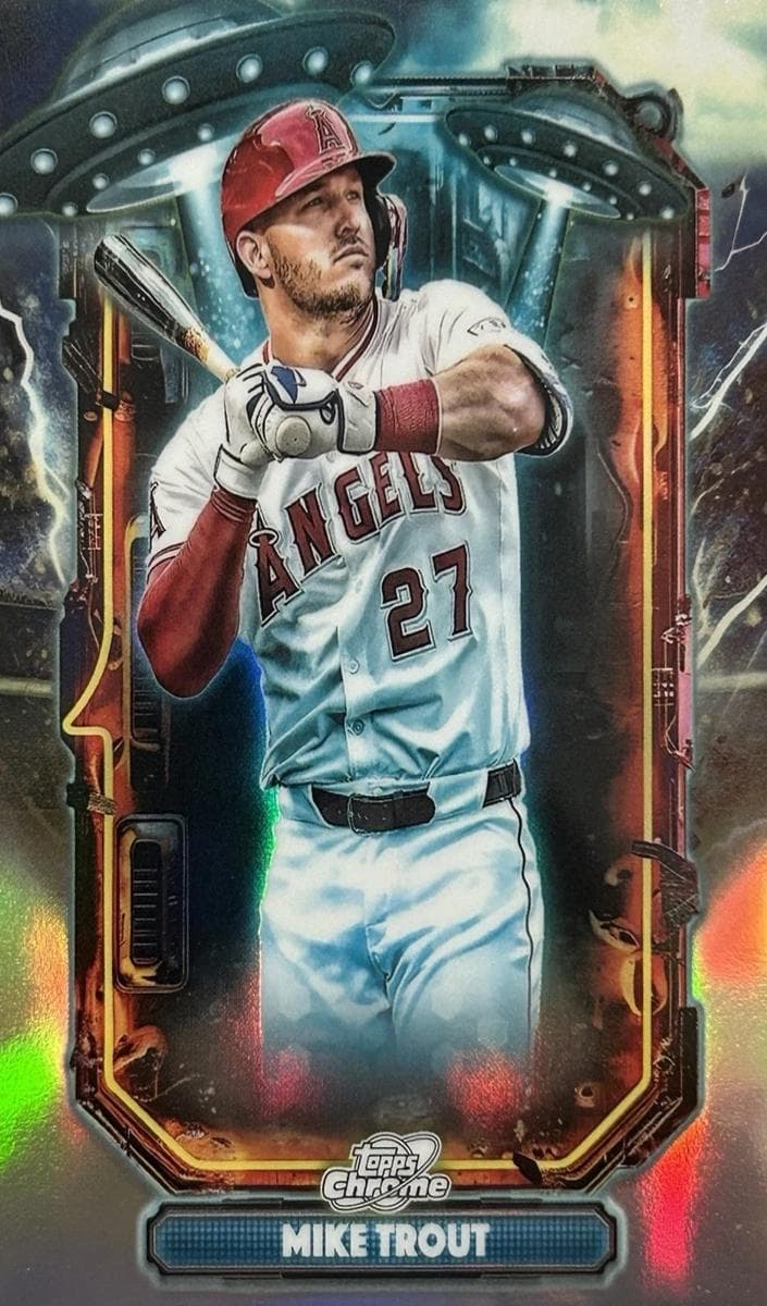 Mike Trout 2025 topps Topps Cosmic Chrome