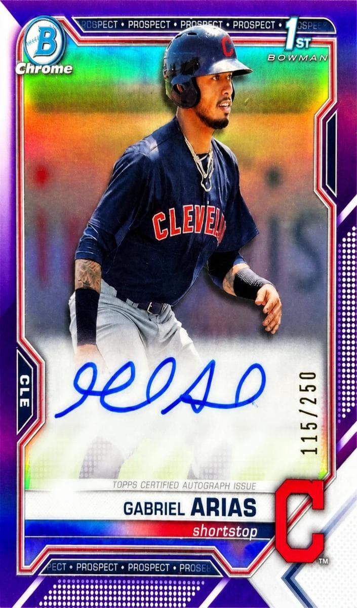 Gabriel Arias 2021 bowman Bowman