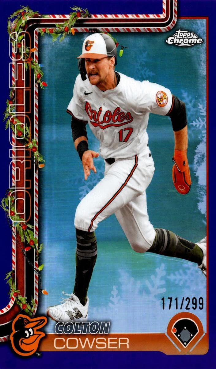 Colton Cowser 2025 topps Holiday
