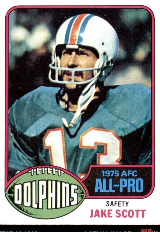 Jake Scott 1976 topps Topps