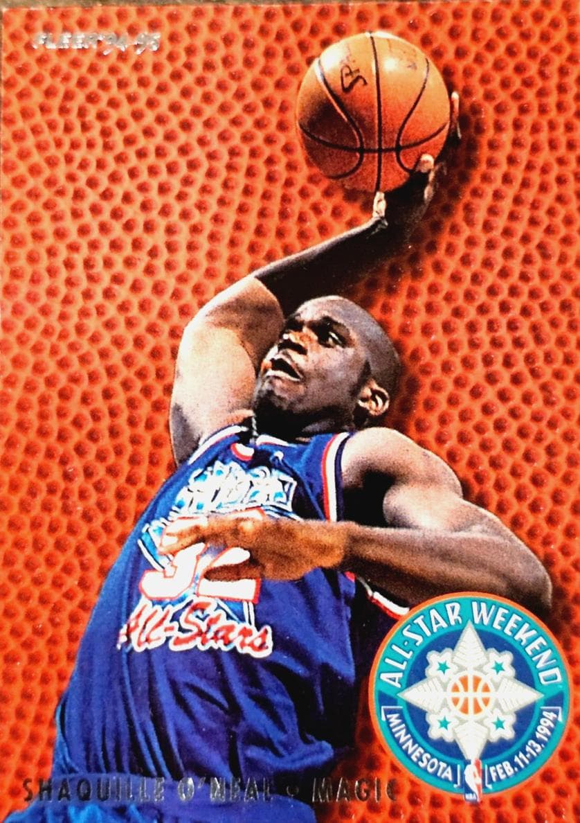 Shaquille O'Neal 1994 fleer Fleer