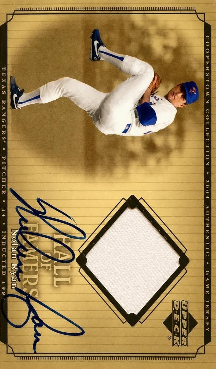 Nolan Ryan 2001 unknown SP Game Bat Edition