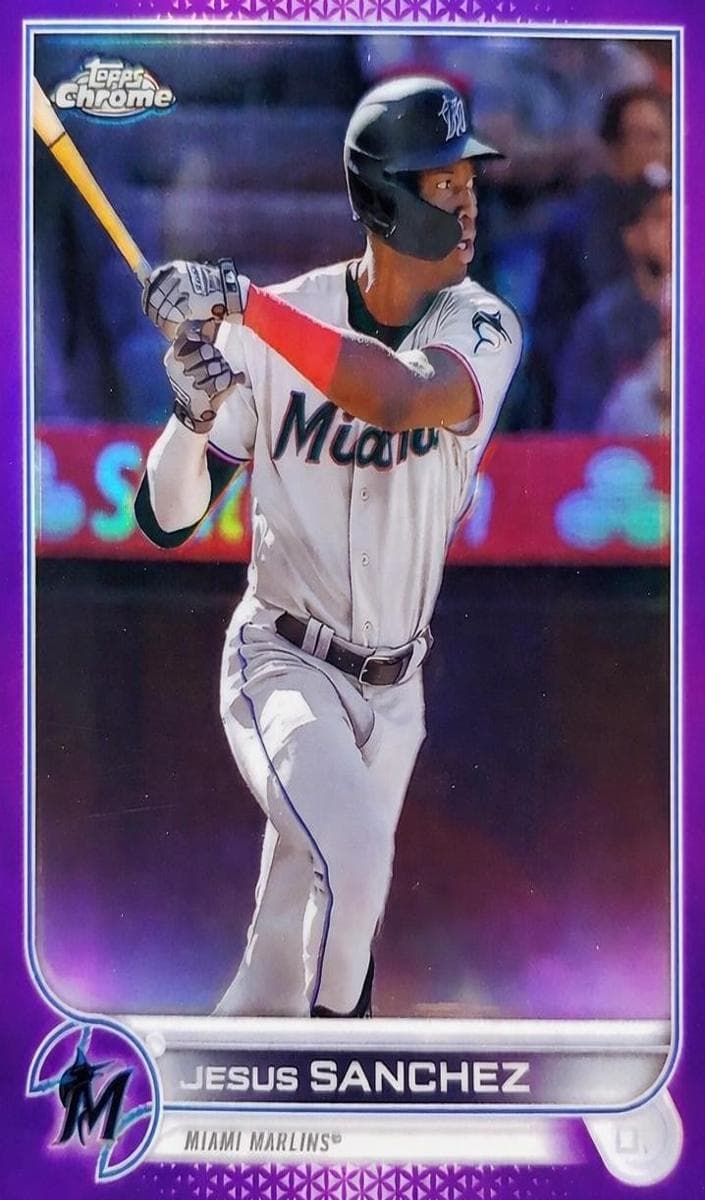 Jesus Sanchez 2022 topps Topps Chrome Update