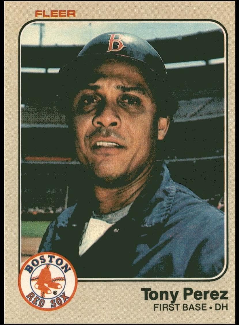 Tony Perez 1983 fleer Fleer