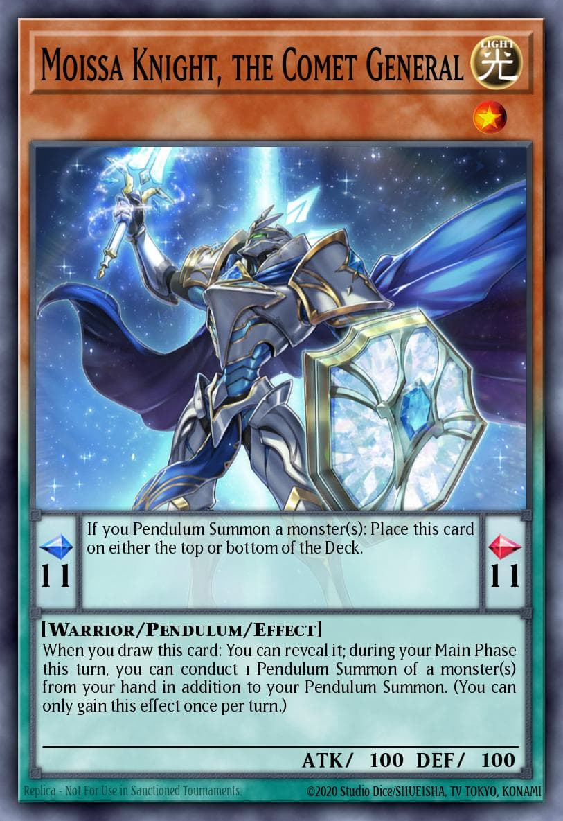Moissa Knight, the Comet General 2023 Yu-Gi-Oh! Cyberstorm Access