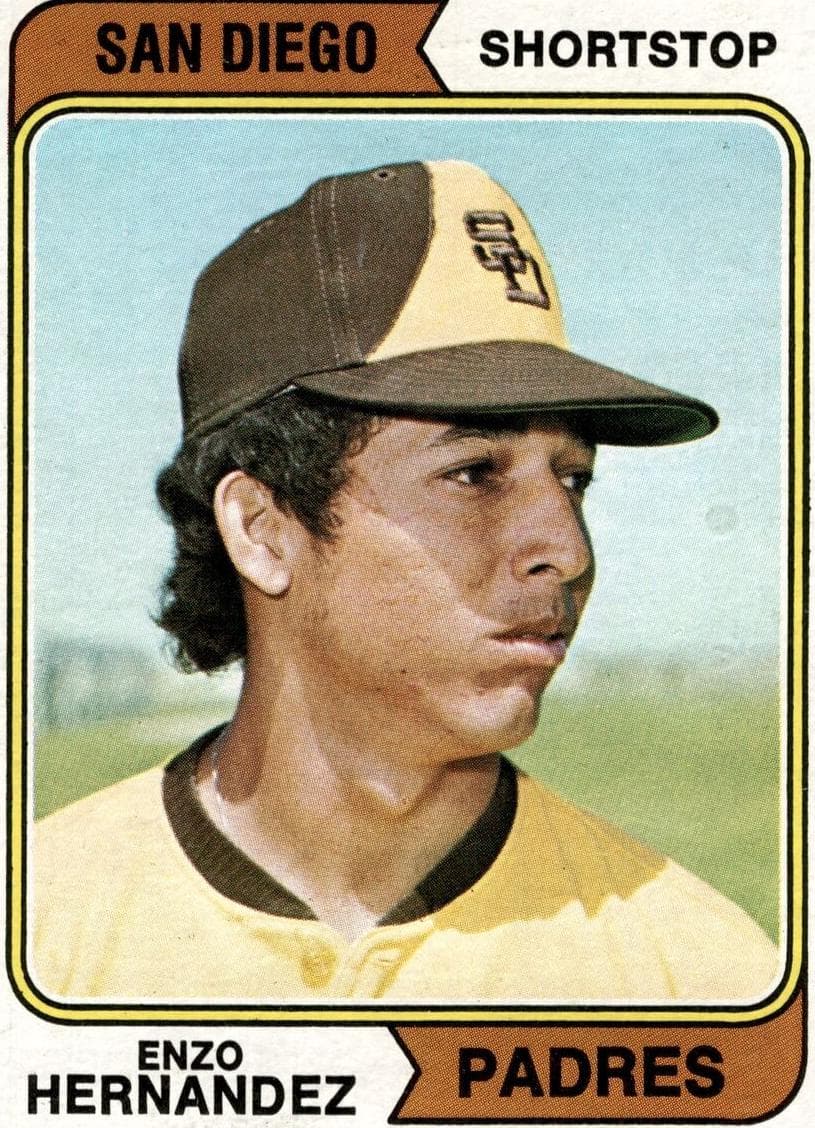 Enzo Hernandez 1974 topps Topps