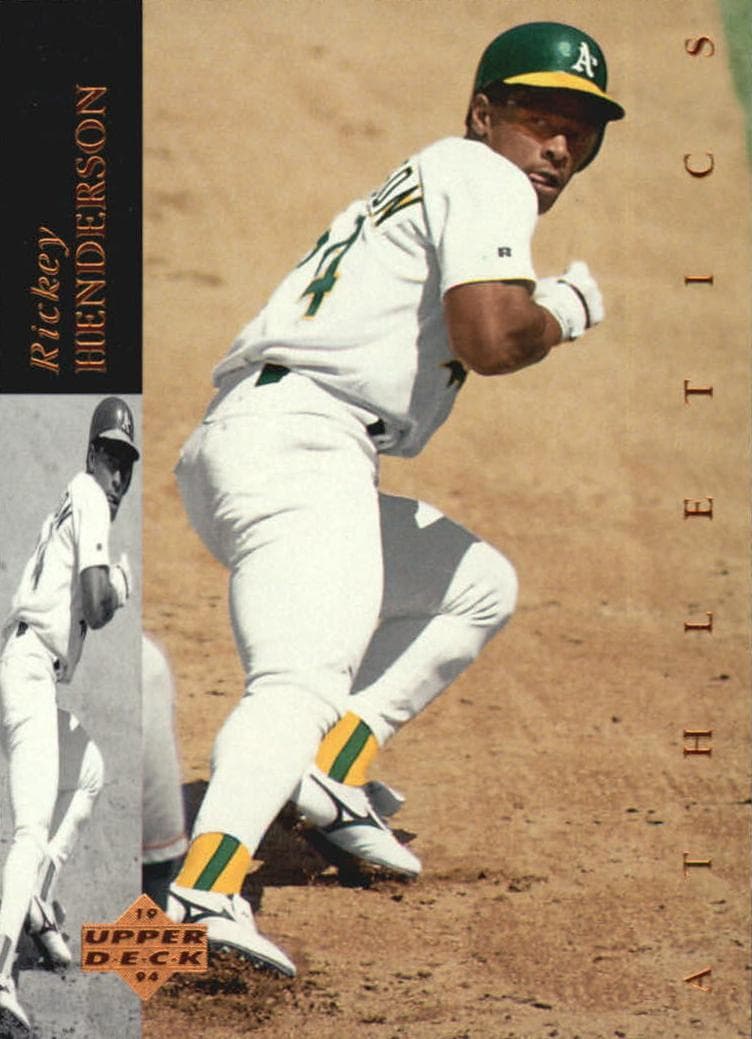 Silver background on Back 1994 upper-deck Upper Deck