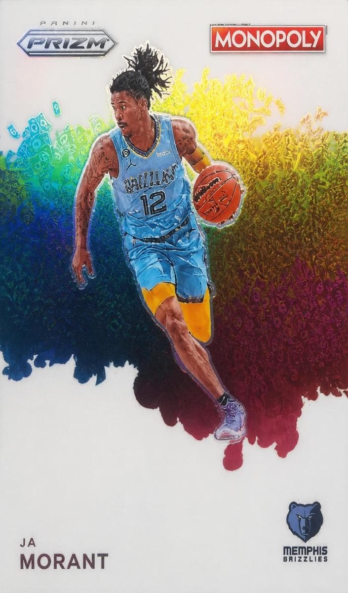Ja Morant 2023 panini Panini Prizm Monopoly