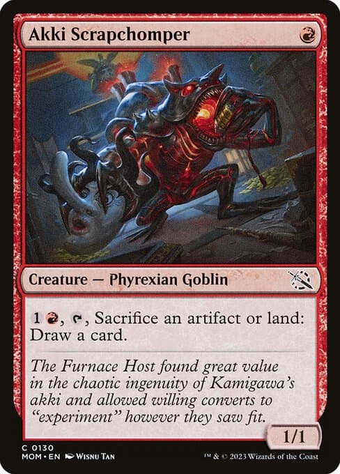 Akki Scrapchomper 2023 Magic: The Gathering March of the Machine