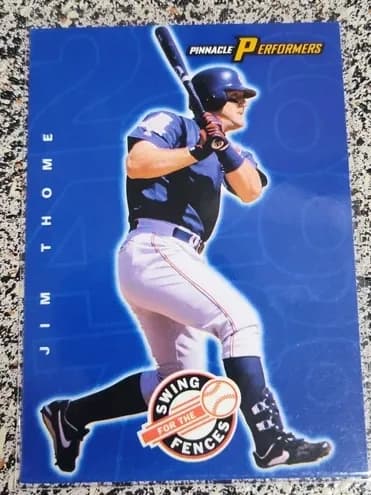 Jim Thome 1998 unknown Pinnacle Performers