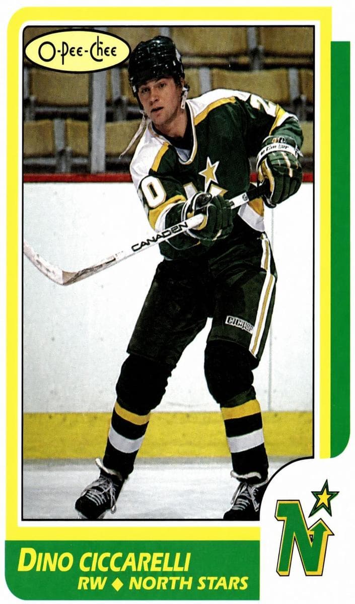 Dino Ciccarelli 1986 topps O-Pee-Chee