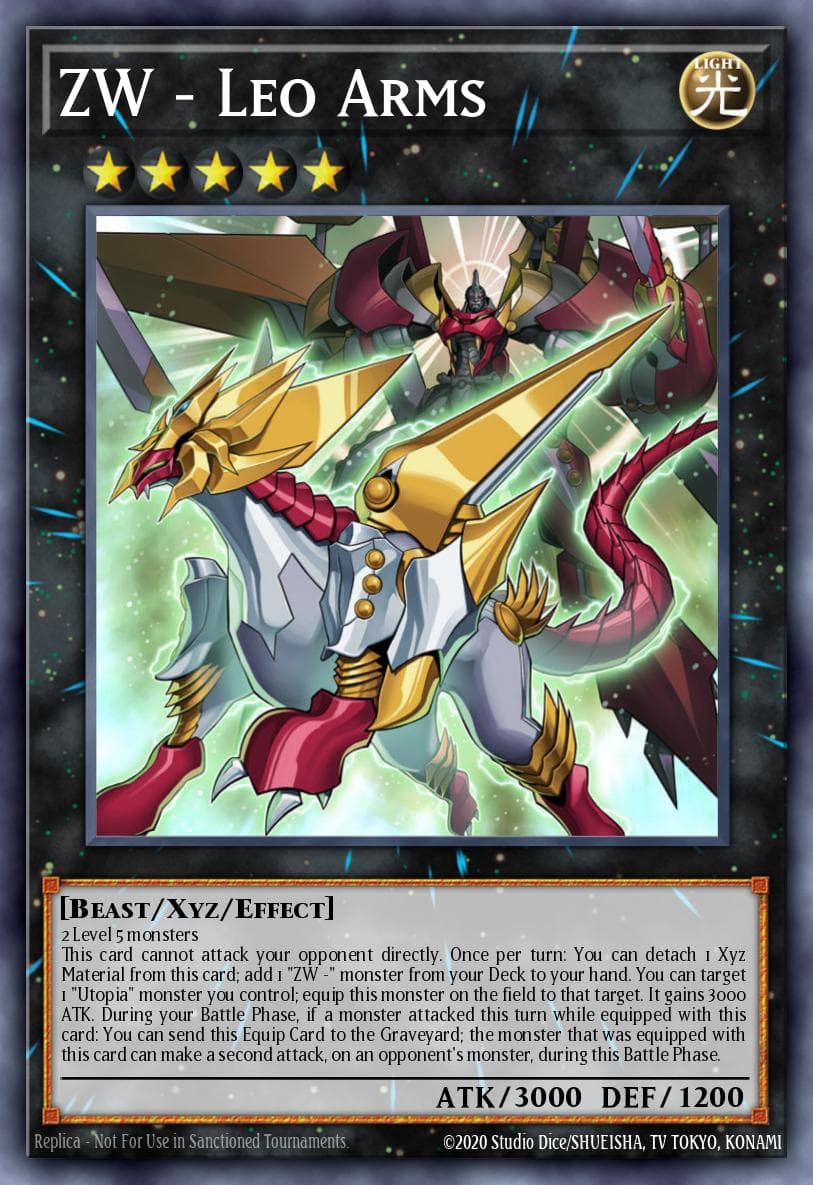 ZW - Leo Arms 2013 Yu-Gi-Oh! Cosmo Blazer