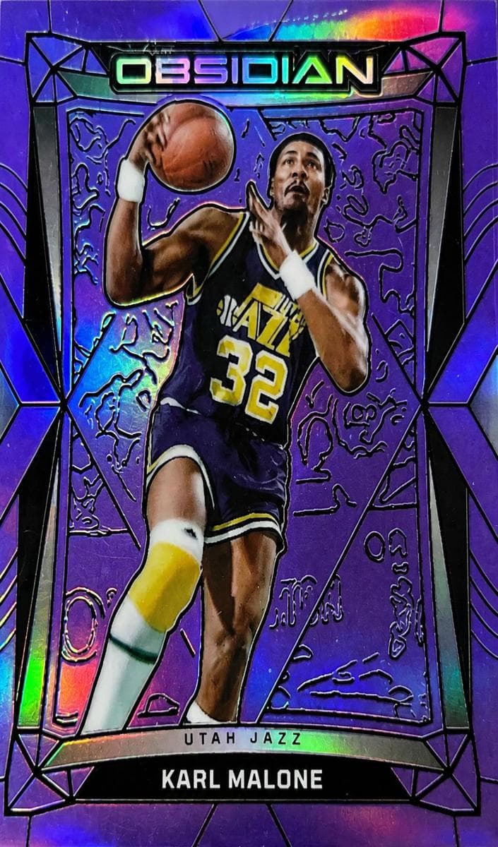 Karl Malone 2023 panini Panini Obsidian