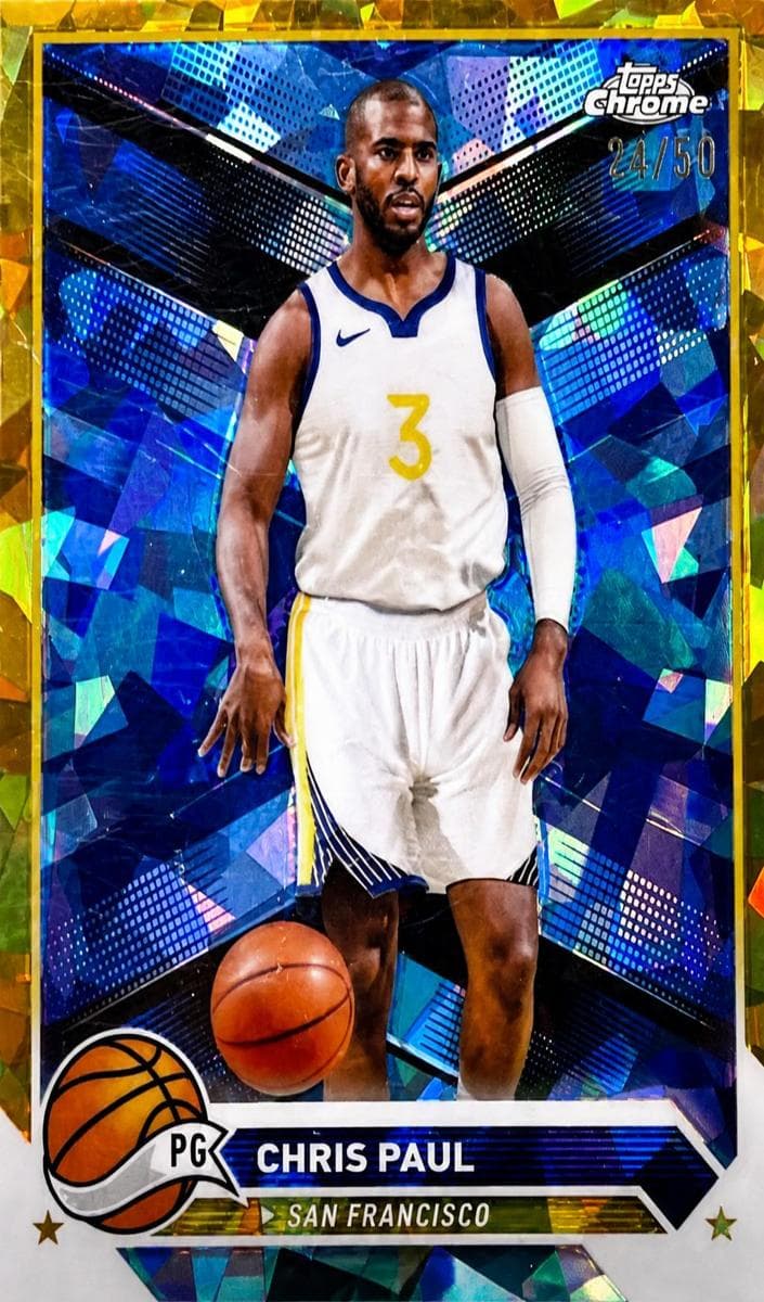 Chris Paul 2023 topps Topps Chrome Sapphire Edition