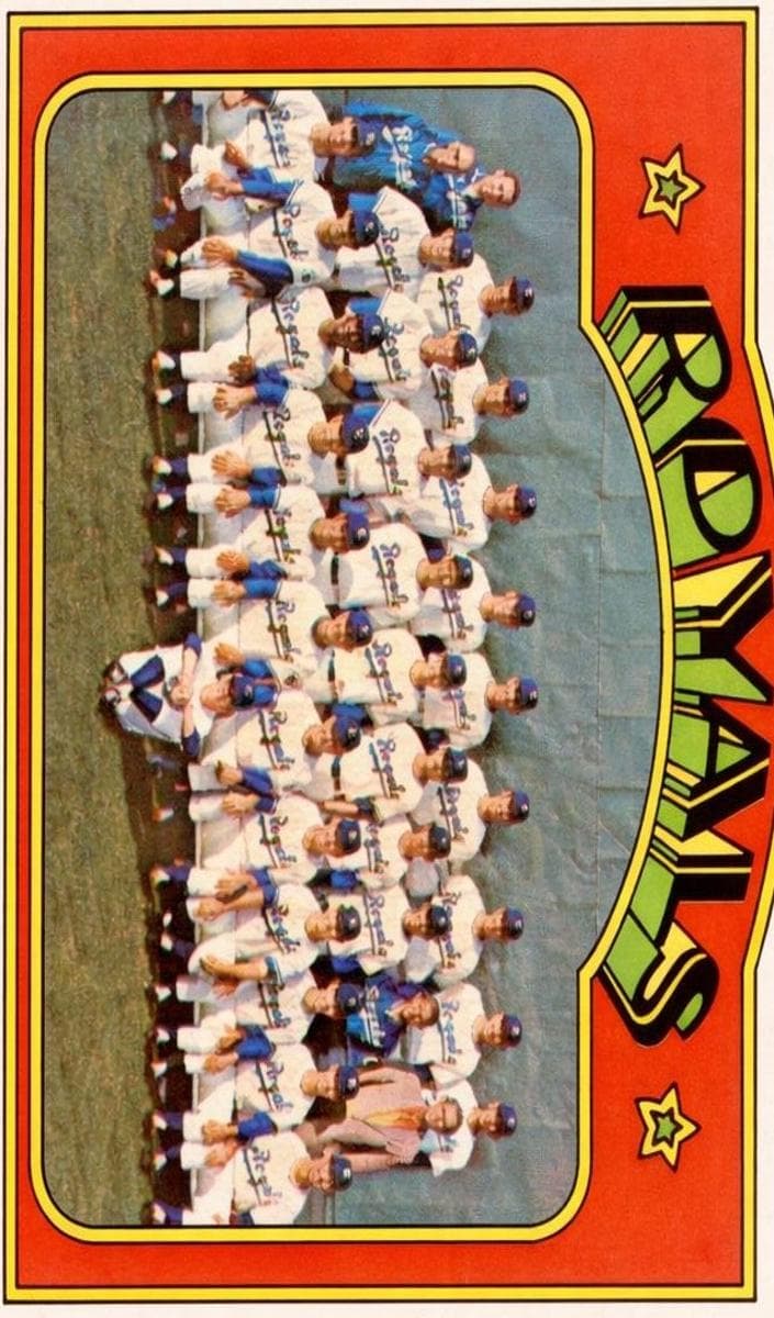 Kansas City Royals 1972 topps Topps