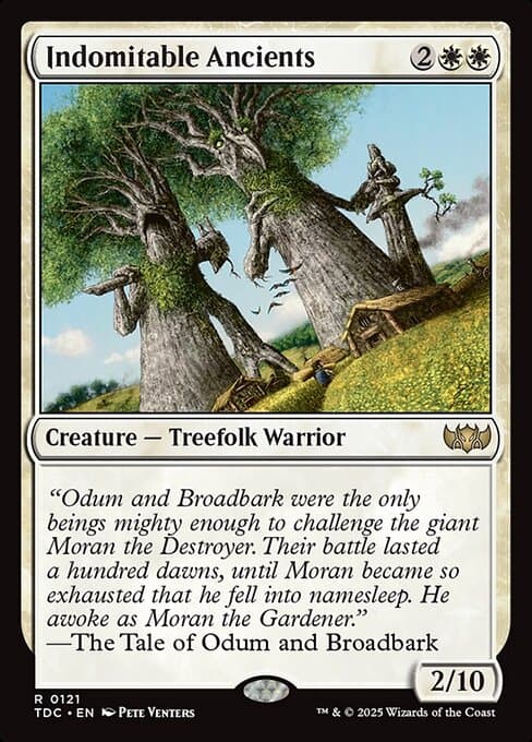 Indomitable Ancients 2025 Magic: The Gathering Tarkir: Dragonstorm Commander