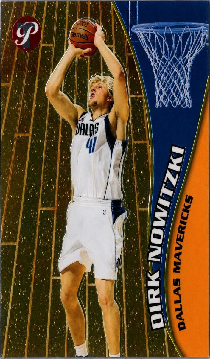 Dirk Nowitzki 2001 topps Pristine