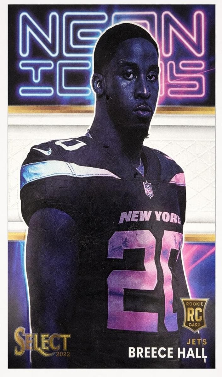 Breece Hall 2022 panini Panini Select