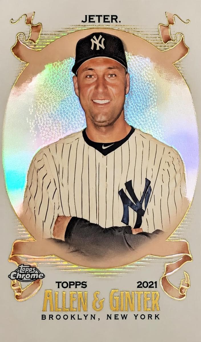 Derek Jeter 2021 topps Topps Allen & Ginter Chrome