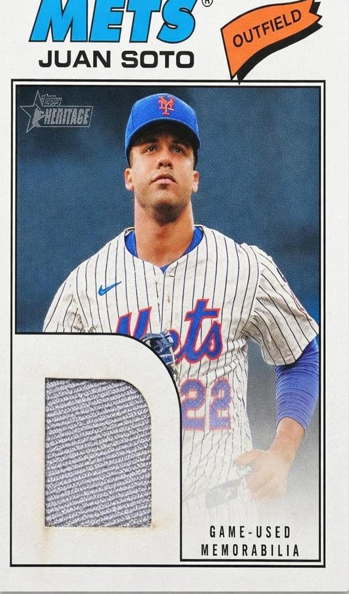 Juan Soto 2026 topps Topps Heritage