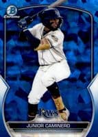Junior Caminero 2023 bowman Bowman Chrome Sapphire Edition