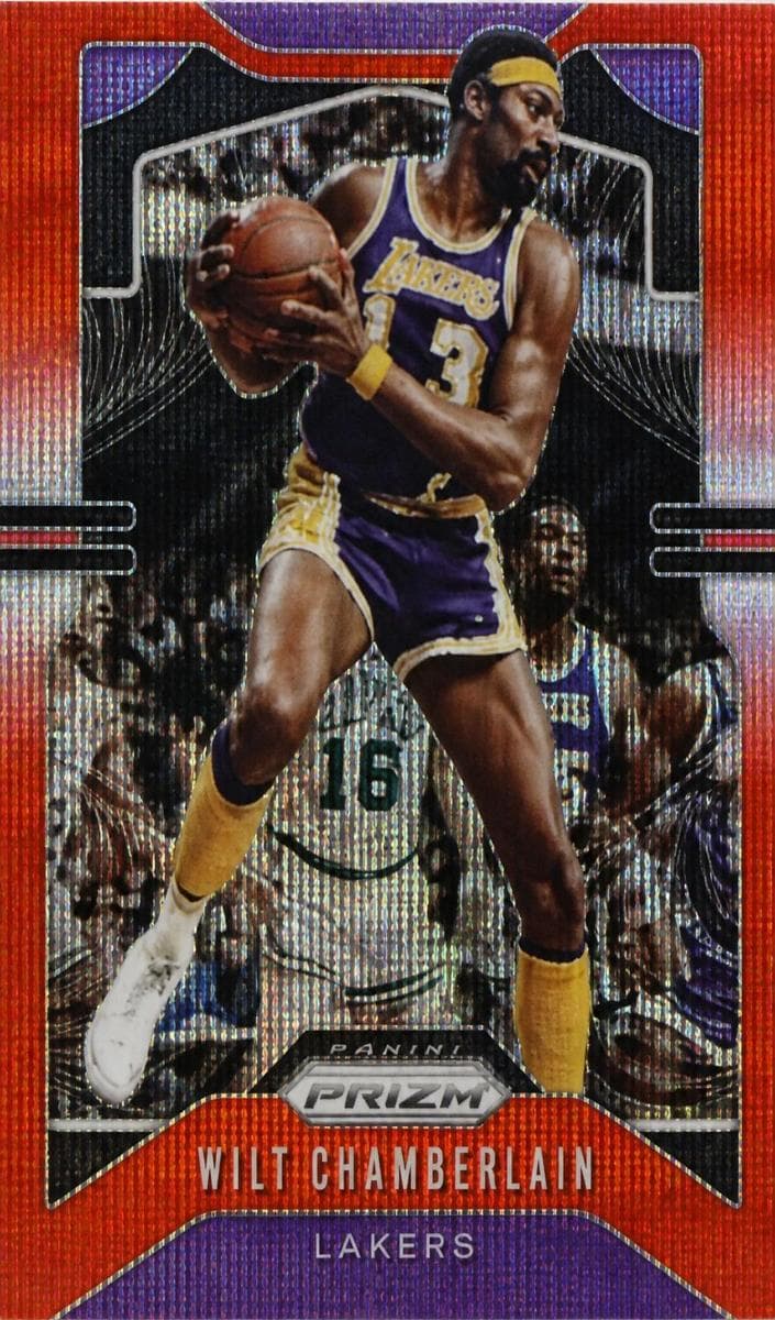 Wilt Chamberlain 2019 panini Panini Prizm