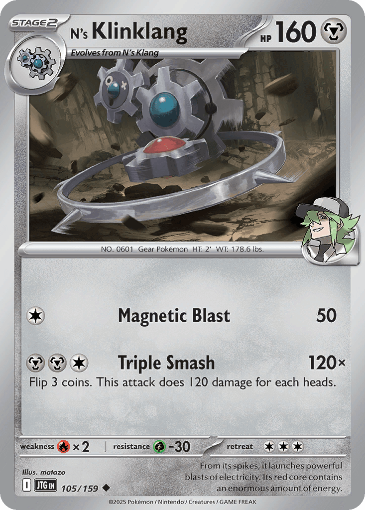 N's Klinklang 2025 Pokemon