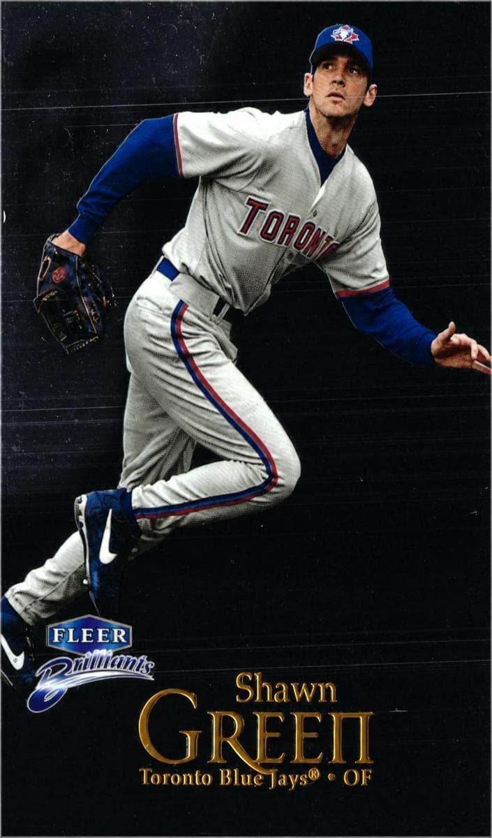 Shawn Green 1999 fleer Fleer Brilliants