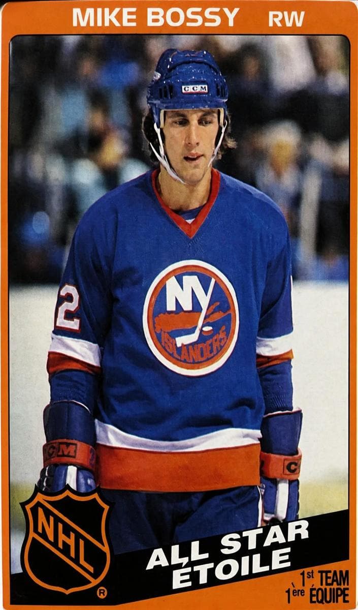 Mike Bossy 1984 topps O-Pee-Chee