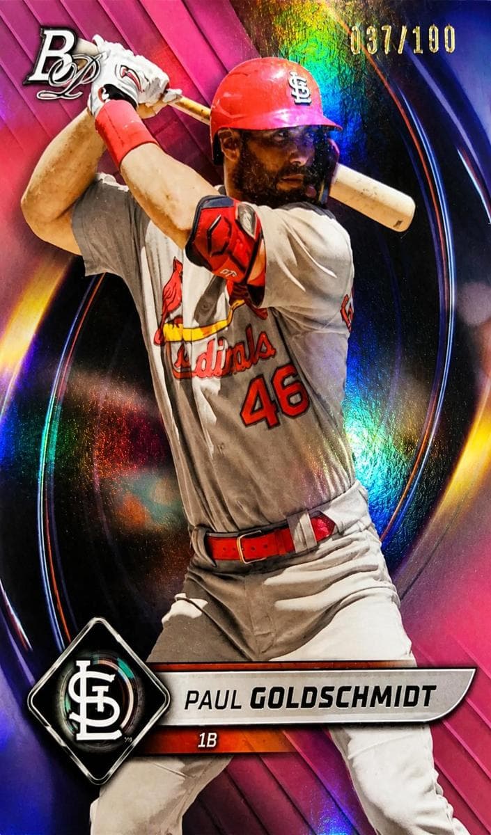 Paul Goldschmidt 2022 bowman Bowman Platinum