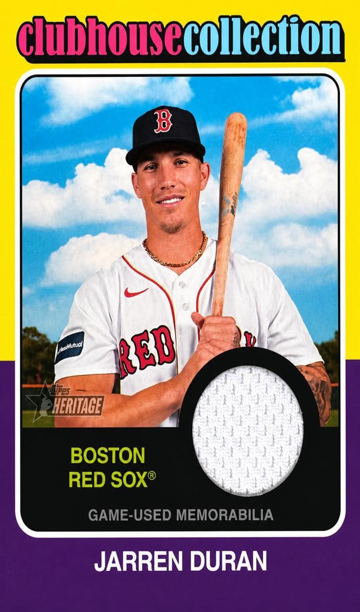 Jarren Duran 2024 topps Topps Heritage