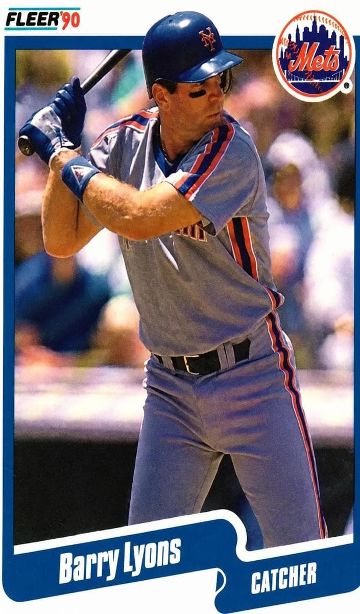 Barry Lyons 1990 fleer